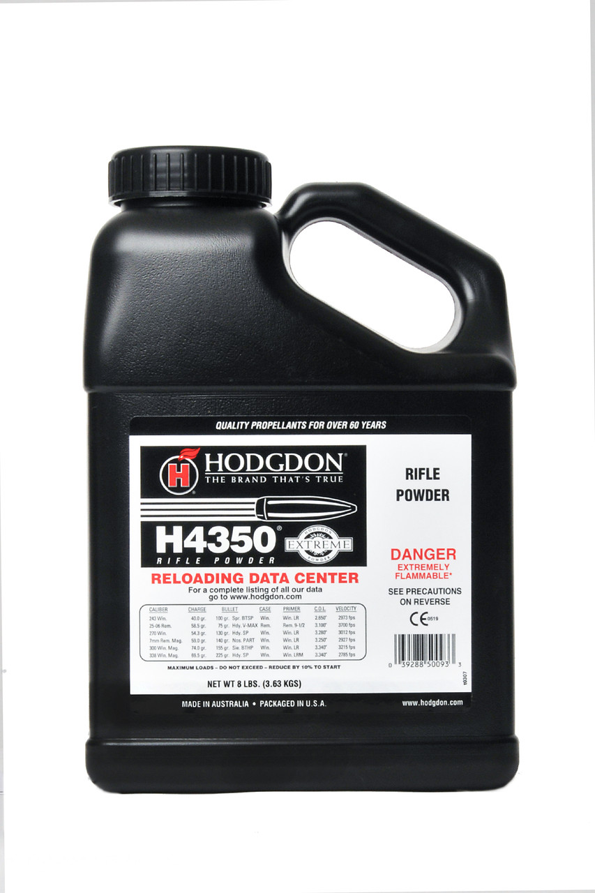 Hodgdon H4350 Smokeless Powder 1&8 Lb - Image 2