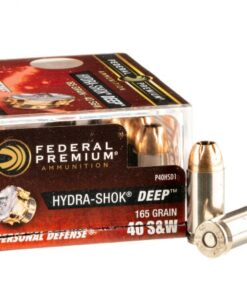 20 Rounds of 40 S&W Ammo by Federal Hydra-Shok Deep - 165gr JHP