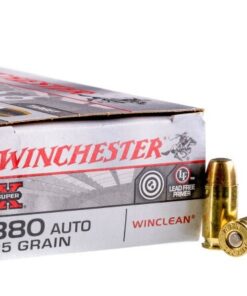 500 Rounds of .380 ACP Ammo by Winchester Winclean - 95gr BEB