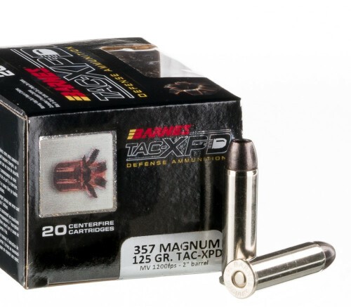 20 Rounds of .357 Mag Ammo by Barnes TAC-XPD - 125gr HP