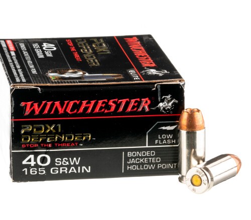 20 Rounds of .40 S&W Ammo by Winchester - 165gr JHP