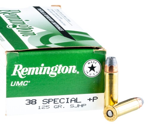 50 Rounds of .38 Spl Ammo by Remington - 125gr SJHP