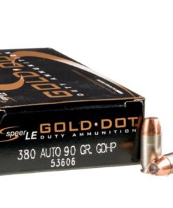 50 Rounds of .380 ACP Ammo by Speer LE - 90gr JHP