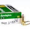 500 Rounds of 9mm Ammo by Remington - 124gr MC