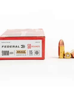 1000 Rounds of 9mm Ammo by Federal - 115gr FMJ