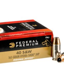 20 Rounds of .40 S&W Ammo by Federal - 165gr JHP