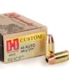 20 Rounds of .45 ACP Ammo by Hornady - 200gr JHP