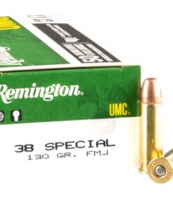 50 Rounds of .38 Spl Ammo by Remington - 130gr MC