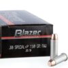 1000 Rounds of .38 Spl +P Ammo by Blazer - 158gr FMJ