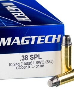 1000 Rounds of .38 Spl Ammo by Magtech - 158gr LSWC