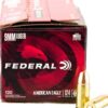 100 Rounds of 9mm Ammo by Federal American Eagle - 124gr FMJ