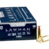 1000 Rounds of .40 S&W Ammo by Speer - 165gr TMJ