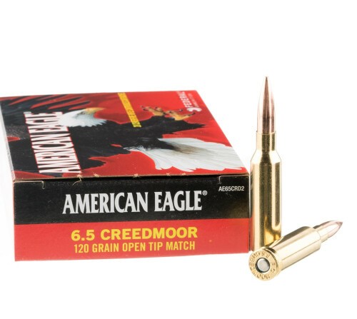 20 Rounds of 6.5 mm Creedmoor Ammo by Federal - 120gr OTM
