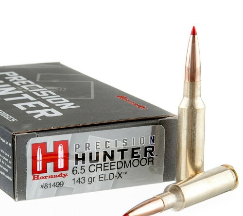 200 Rounds of 6.5 Creedmoor Ammo by Hornady Precision Hunter - 143gr ELD-X