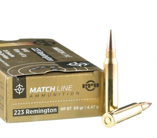 20 Rounds of .223 Ammo by Prvi Partizan Match - 69gr HPBT
