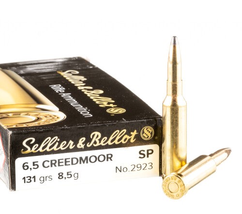 500 Rounds of 6.5 Creedmoor Ammo by Sellier & Bellot - 131gr SP