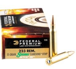 20 Rounds of .223 Ammo by Federal Tactical TRU - 55gr Sierra GameKing HPBT