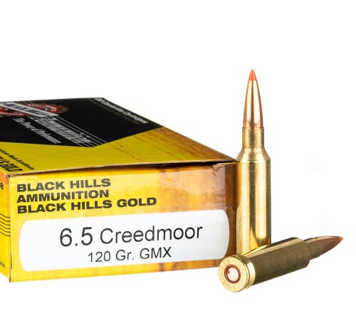 20 Rounds of 6.5 Creedmoor Ammo by Black Hills Gold - 120gr GMX