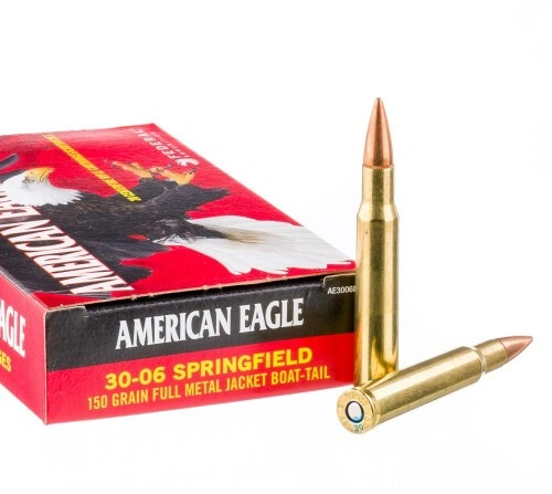 500 Rounds of 30-06 Springfield Ammo by Federal American Eagle - 150gr FMJBT