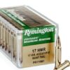 50 Rounds of .17HMR Ammo by Remington - 17gr Accutip